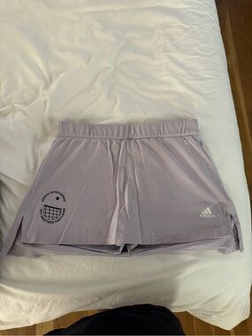 adidas Lilac Performance Skort with Built-In Shorts